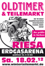 Oldimarkt Riesa poster Oldimarkt Riesa am 18.02.2012